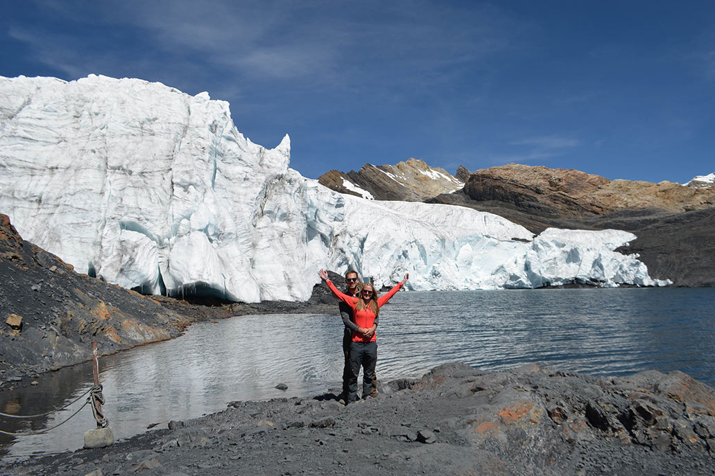 O nevado Pastoruri (5 mil metros acima do nível do mar)