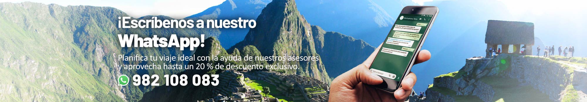 Banner grande Machu Picchu