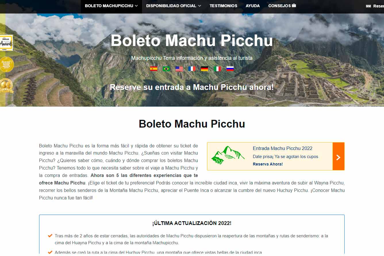 Tour a Machupicchu Full Day con Todo Incluido