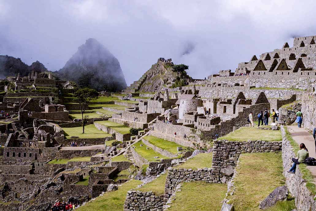 Buildings within the citadel of Machu Picchu