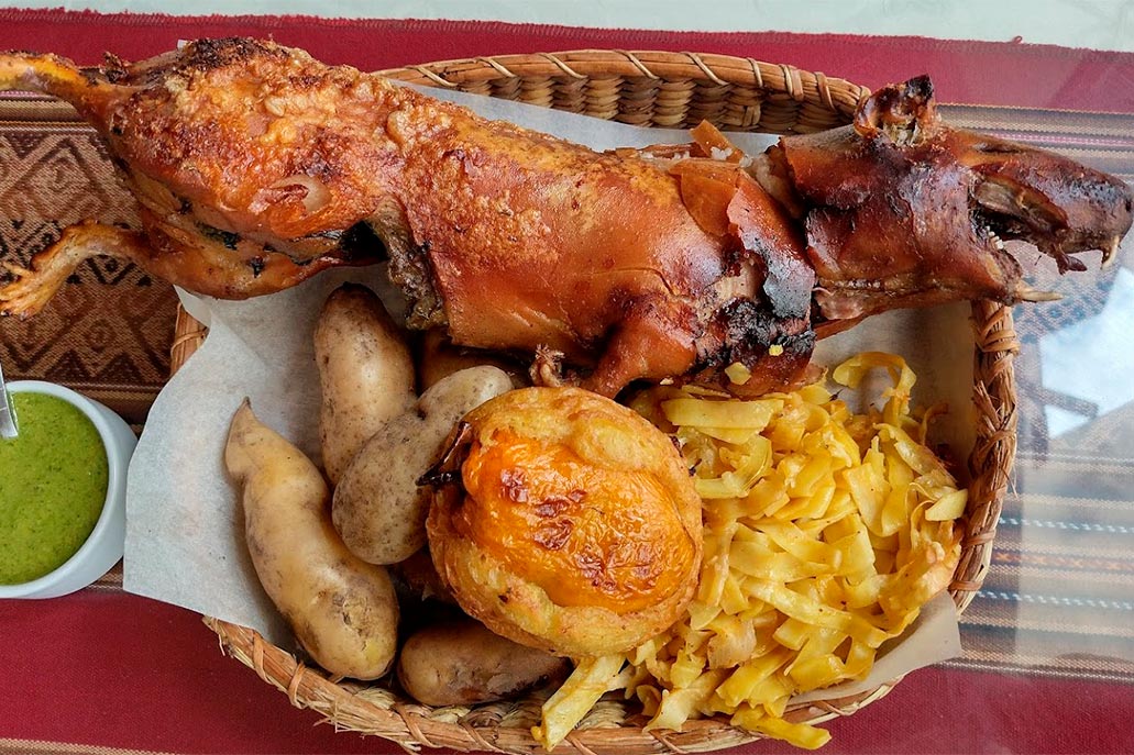 Cuy al horno