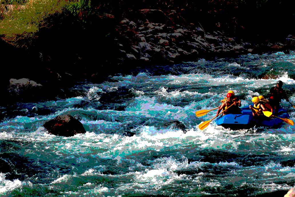 Rafting in Lunahuaná