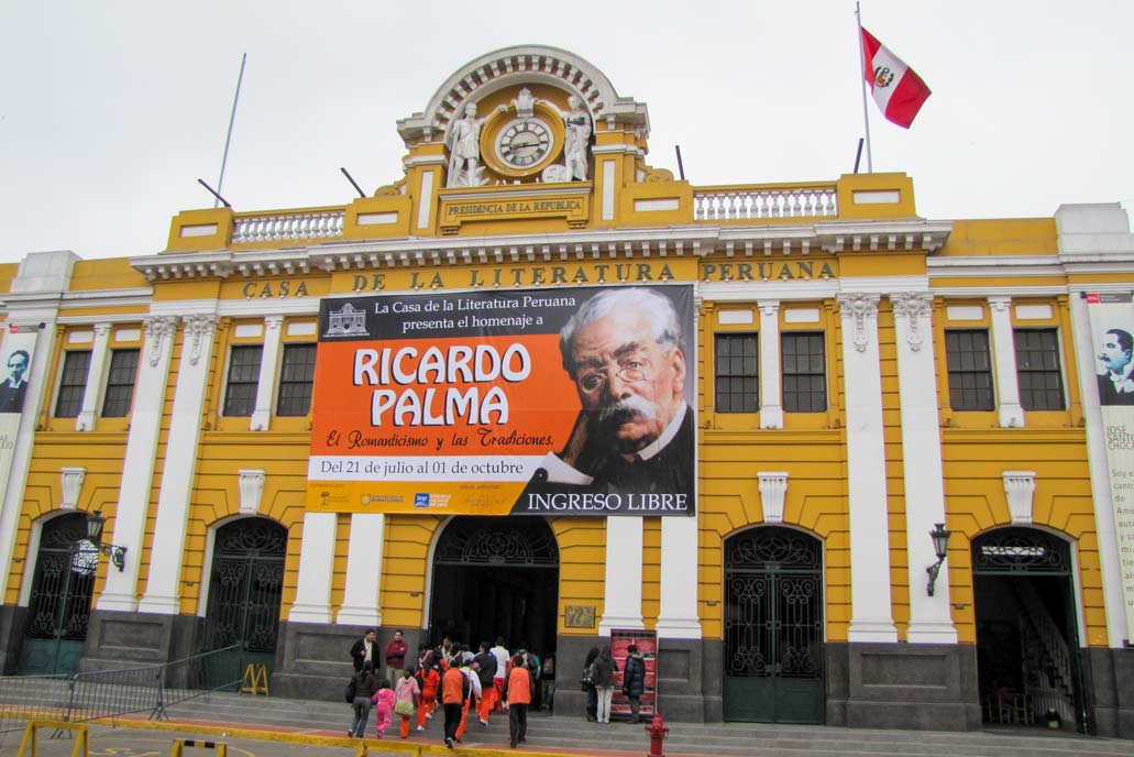 Homenagem a Ricardo Palma - Casa da Literatura Peruana
