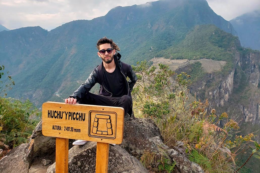 Cimeiro da montanha Huchuy Picchu