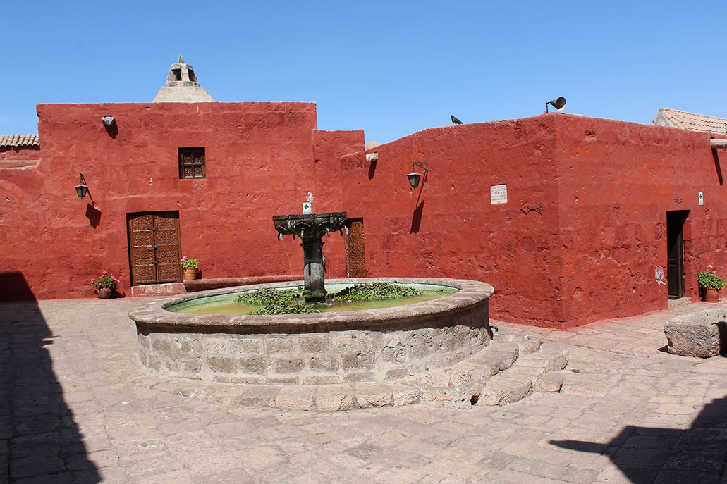 A igreja e convento de Santa Catalina em Arequipa