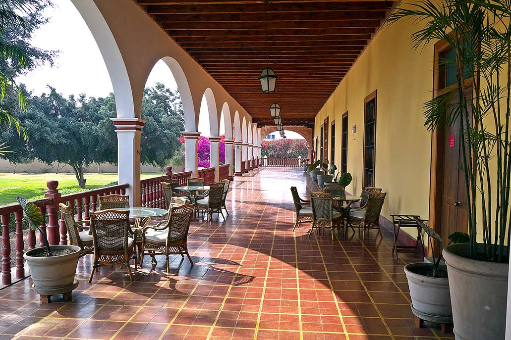 Inside the San José hacienda