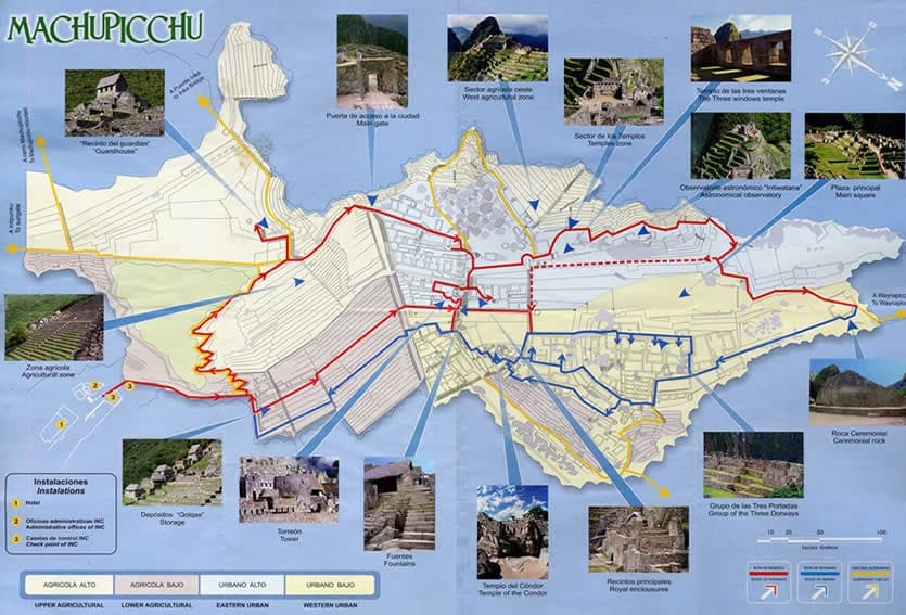 Machu Picchu Mapa