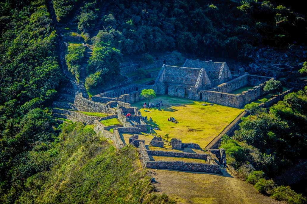 Praça principal de Choquequirao