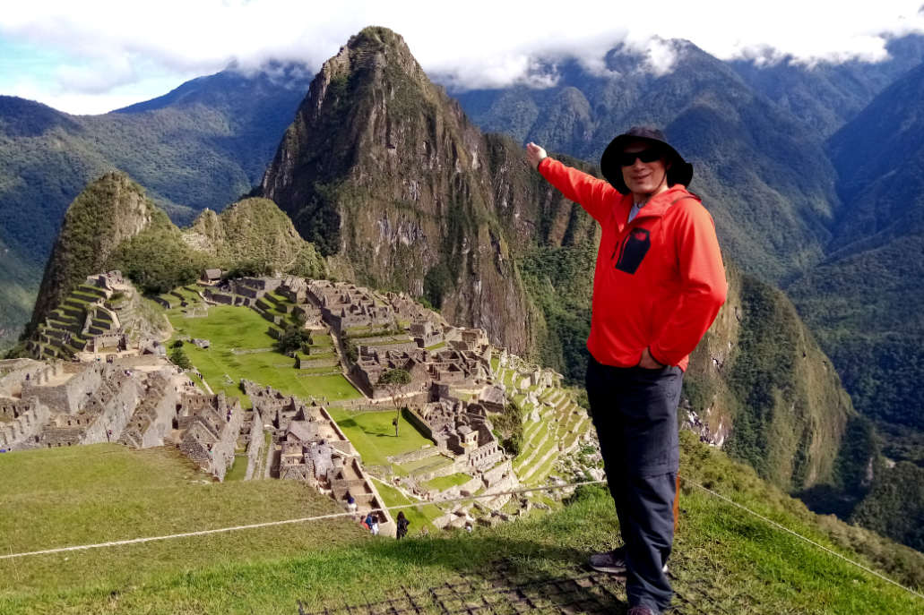 Una alternativa a la foto clásica de Machu Picchu - Foto desde la terraza inferior